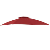 Garden Winds Replacement Canopy Top Cover for Broyhill Eagle Brooke Ashford Asheville Gazebo - Riplock 350 - Cinnabar - Will FIT These Models ONLY: A101007600, A101007603, A101007604 Garden Winds