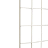 Amazon Basics 6 Cube Wire Grid Stackable Storage Shelves, 12.6 x 26 x 38 inches, White Amazon Basics