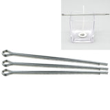 Heyous 10PCS Candle Making Supply Accessory DIY Candle Making Tool Metal Wick Holder Wick Holder Clip for Candle Making and Holding DIY Candle heyous