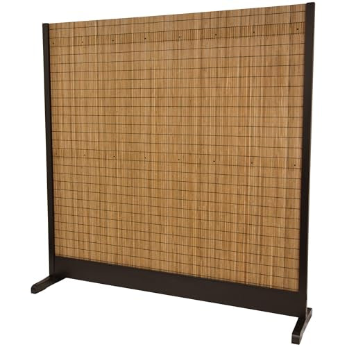 Red Lantern 6.25 ft. Tall Take Room Divider - Walnut Red Lantern