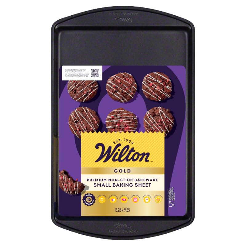 Wilton Perfect Results Premium Non-Stick Bakeware Cookie Sheet, 13.25 x 9.25 Inch