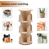 Lexza 3-Tier Rotating Bookshelf for Kids and Adults – Stylish Wood Storage Solution Lexza