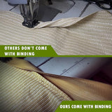 ColourTree 8' x 20' Beige Pergola Sun Shade Canopy Replacement Cover UPF50, Commercial Grade 260 GSM Cloth for Outdoor Patio, Garden, Deck, Backyard (We Make Custom Size) ColourTree