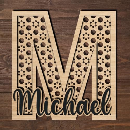 Custom Wood Name Sign - Exquisite Nursery Decor and Wall Art for Girl or Boy Room - Stunning Family Name Signs with Wood Letters and Baby Name Sign - WoodArtSupply