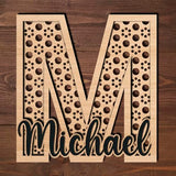 Custom Wood Name Sign - Exquisite Nursery Decor and Wall Art for Girl or Boy Room - Stunning Family Name Signs with Wood Letters and Baby Name Sign EXUNART