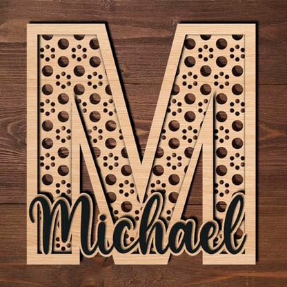 Custom Wood Name Sign - Exquisite Nursery Decor and Wall Art for Girl or Boy Room - Stunning Family Name Signs with Wood Letters and Baby Name Sign - WoodArtSupply