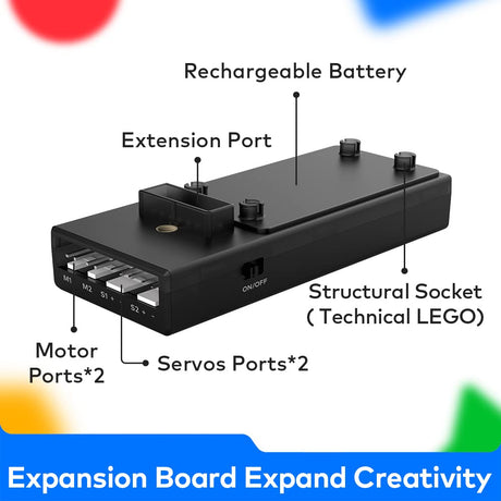 Makeblock Cyberpi Project-Based Kit, Coding for Kids 8-12 Support Scratch & Python Programming, STEM Programmable Robot Supports AI & IoT Technology with Built-in WiFi Module Makeblock