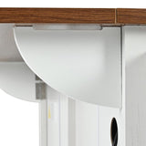 53.5''Farmhouse Kitchen Island with Power Outlet, Kitchen Storage Island with Drop Leaf, Spice Rack and Drawer, Rolling Kitchen Cart on Wheels, for Home, Kitchen and Dining Room HomeGearTech