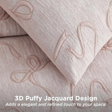 Bedsure Pink Comforter Set Queen, GentleSoft™ 3 Pieces Breathable Bow Comforter Set Women Girls with 2 Pillow Shams, Cute Queen Bedding Sets Pink Room Decor Aesthetic Bedroom Decor, 90x90 Inches Bedsure