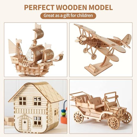 10 Pack-12x12'' Basswood Sheets 1/4 for Crafts Inch 6mm Unfinished Basswood Sheets.Plywood Sheets Used for DIY Projects, Laser Engraving, Wood Burning, Staining, Model Making & More LINAUSTFB