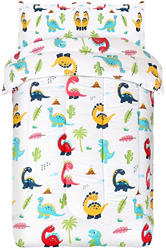 Utopia Bedding Dinosaur Kids Comforter Set with 2 Pillow Shams, 3 Piece Soft Microfiber Twin Bed Comforter with Pillow Shams, Printed Kids Bedding for Boys and Girls, Lightweight, Breathable,Easy Care Utopia Bedding