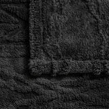 YUSOKI Queen Size Blanket Single Layer,Weight(4.4lb),370GMS-3D Stylish Design for Gift Home Decor (Black,90"x90") YUSOKI