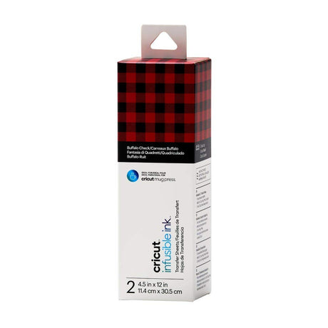 Cricut Infusible Ink Transfer Sheets - 4.5" x 12" - Buffalo Check Pattern - For Cricut Mug Press, Maker, Explore Air 2 Cricut