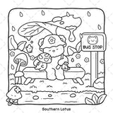 Dreamy Friends: Coloring Book for Adults and Teens Featuring Little Animal Friends and Fantasy Characters in Funny and Cozy Adventures for Relaxation (Cute & Easy Coloring) WoodArtSupply