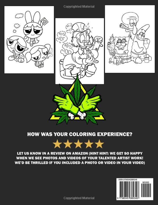 90s Cartoon Stoner Coloring Book For Adults: 50+ Coloring Pages To Have Fun And Relax, Great Idea Gift For Cartoon Fans