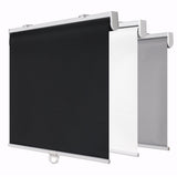 SHADEMOON Cordless Blackout Window Roller Shades, Pull Down Spring System Indoor Blinds, Room Darkening Waterproof UV Blocking Thermal Insulated Fabric for Home Office (Black, Width 29", Height 72") SHADEMOON