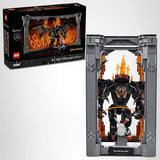 LEGO Icons The Lord of The Rings: Balrog Book Nook Kit - DIY Craft Building Set for Adults, 18+ - Collectible Gandalf Minifigure - Gift Idea for Birthdays - Home or Room Decor - 10367