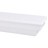 DOGBERRY 48" French Corbel Mantel | Floating Fireplace Mantel | Rustic Wood Shelf | Perfect for Electric Fireplaces and Décor | Modular 3 in 1 Design | Corbel Bracket Arches Included - Dark Chocolate DOGBERRY