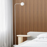 Art3d Slat Wall Panels, WPC Soundproof 3D Wall Paneling for Interior Wall Decor, TV Background, 8-Pack 96 x 6 in. Teak Art3d