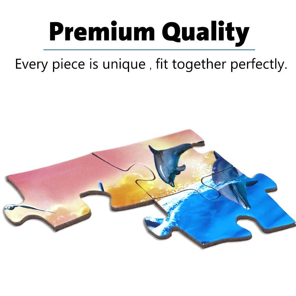 Puzzles for Kids Ages 4-8 Year Old - Underwater World,100 Piece Jigsaw Puzzle for Toddler Children Learning Educational Puzzles Toys for Boys and Girls. RANSUNN