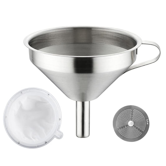 Lokkr 304 Stainless Steel 3D Printer Resin Filter Set, UV Resin Funnel, Include Stainless Steel Strainer and 100 Mesh Filter, Photosensitive Resin Metal Recycle Filter SLA/DLP/LCD for Anycubi - WoodArtSupply