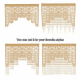 Atsweetlife Lace Door String Curtain for Doorways，Bohemian Curtains Window Wall Closet Bedroom Kitchen Hippie Hanging Panels Boho Room Divider Atsweetlife