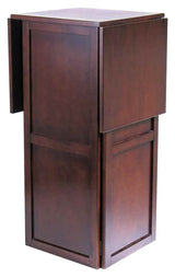 Winsome Newport 40.16 x 50 x 17.87-Inch Wood Expandable Counter Wine Bar, Antique Walnut (94350) Winsome