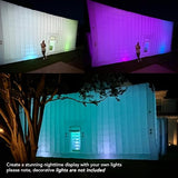 Wellcomer Giant 30x20x13' Inflatable Nightclub with Blower, Inflatable Outdoor Party Tent for Parties, Corporate Events, Festivals, and Special Gatherings - White Wellcomer