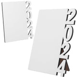 2 Pcs Blanks Sublimation Blanks Silver Grad Photo Frames Graduation Picture Frames Sublimation Picture Frame with Mat for Graduation Class of 2024 Girls Boys Son Daughter DIYEAH