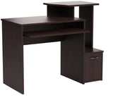 Sauder Beginnings Collection Computer Desk For Residential Use, Non Residential Use - Cinnamon Cherry Finish, Transitional, L: 39.61" x W: 19.45" x H: 34.02" Sauder