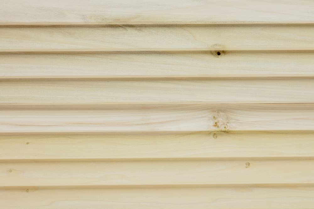 1550-4FTWHW Unfinished White Hardwood Sawtooth Slat Panel Moulding ORNAMENTAL