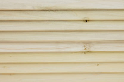 1550-4FTWHW Unfinished White Hardwood Sawtooth Slat Panel Moulding - WoodArtSupply