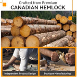 TO'GO 902GH Far Infrared Sauna for Home - 2 Person, Low EMF Heating Panel, Home Sauna 2 Person, Pre-Set Time and Temperature, Canadian Hemlock Wood Dry Sauna with Bluetooth TO'GO HI