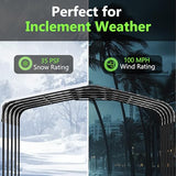Royal Windsor 20×20 FT Metal Carport Car Port for 2 Car, Heavy Duty Carports Canopy with Galvanized Steel Roof Building and Frame, Outdoor Carport Kits Multi-Use Garage Shed for All-Weather Royal Windsor
