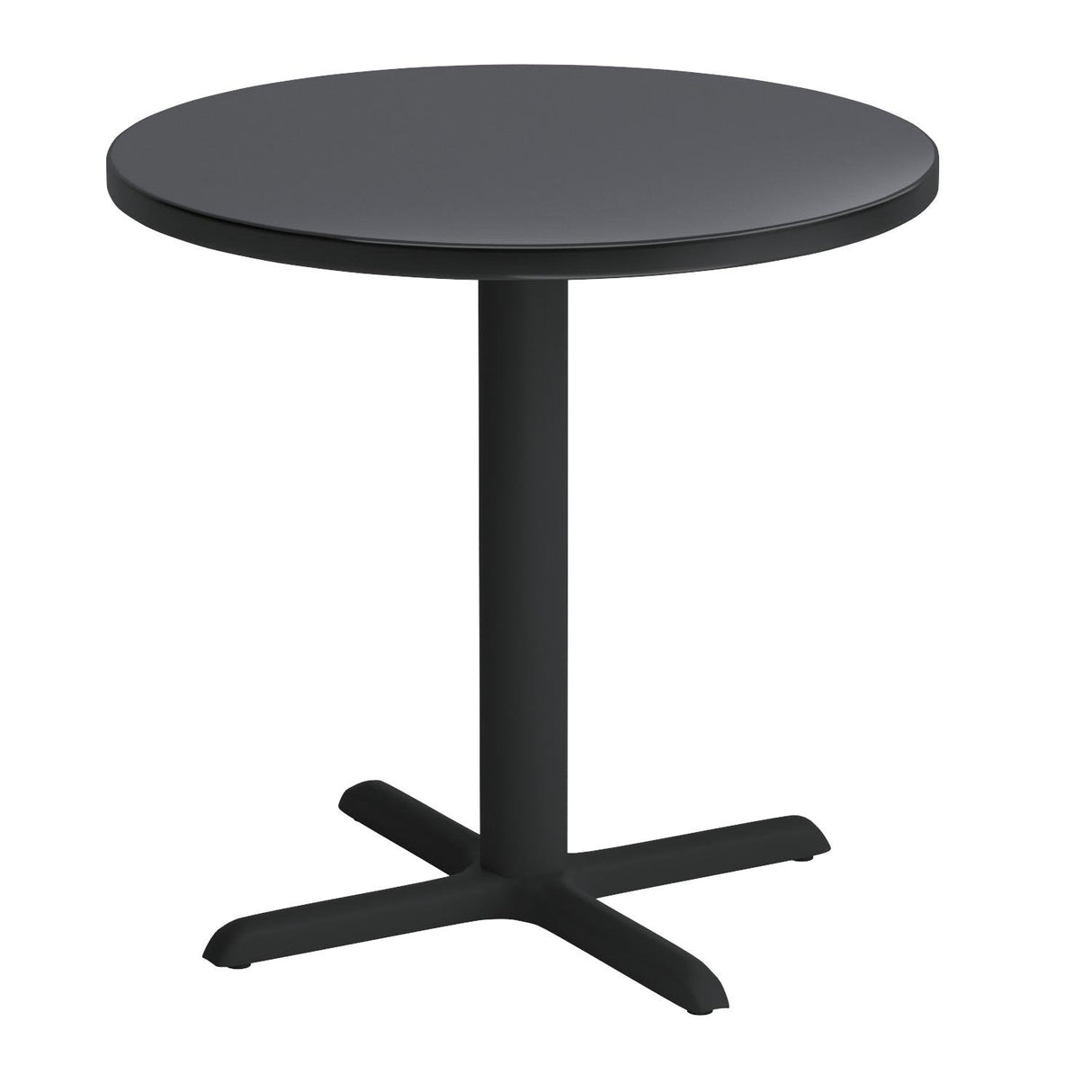Cain 30" Round Breakroom Table- Grey Regency