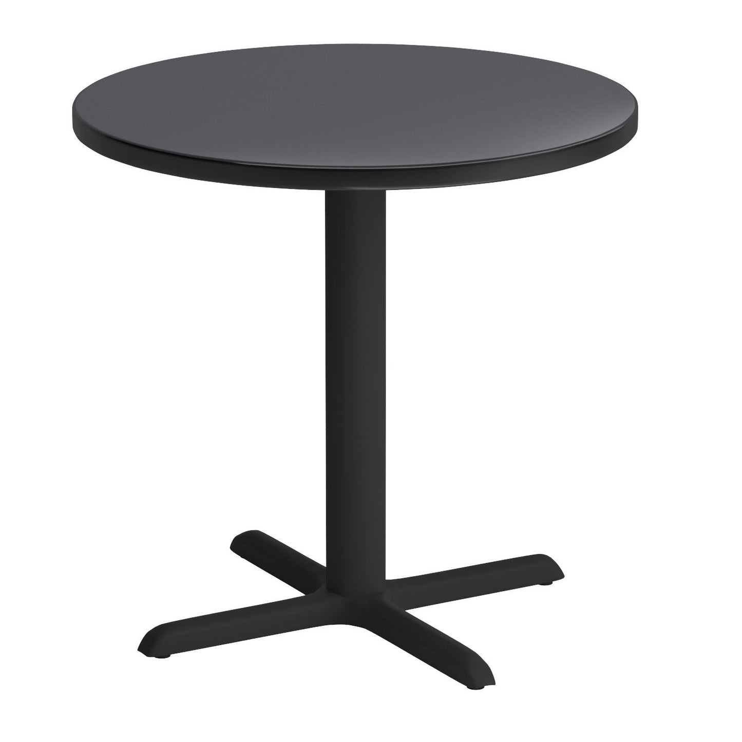 Cain 30" Round Breakroom Table- Grey - WoodArtSupply