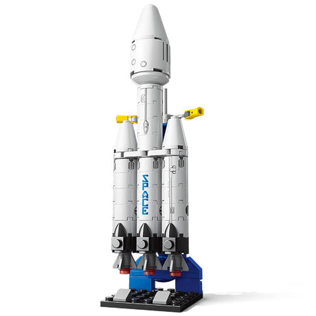 Vilbocr 69-Piece Rocket Ship Building Blocks Set | STEM Educational Space Toy for Kids Ages 6-12 | Creative Construction Kit for Solo & Group Play | Compatible with Major Brands Vilbocr