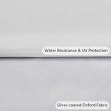 Yaheetech 10x10 1-Person Setup Pop Up Canopy Tent, Instant Portable Commercial Canopy Tent, Outdoor Gazebo with 1-Button Push, Wheeled Bag & 4 Sandbags for Home, Party & Outdoor, Silver-Coated White Yaheetech