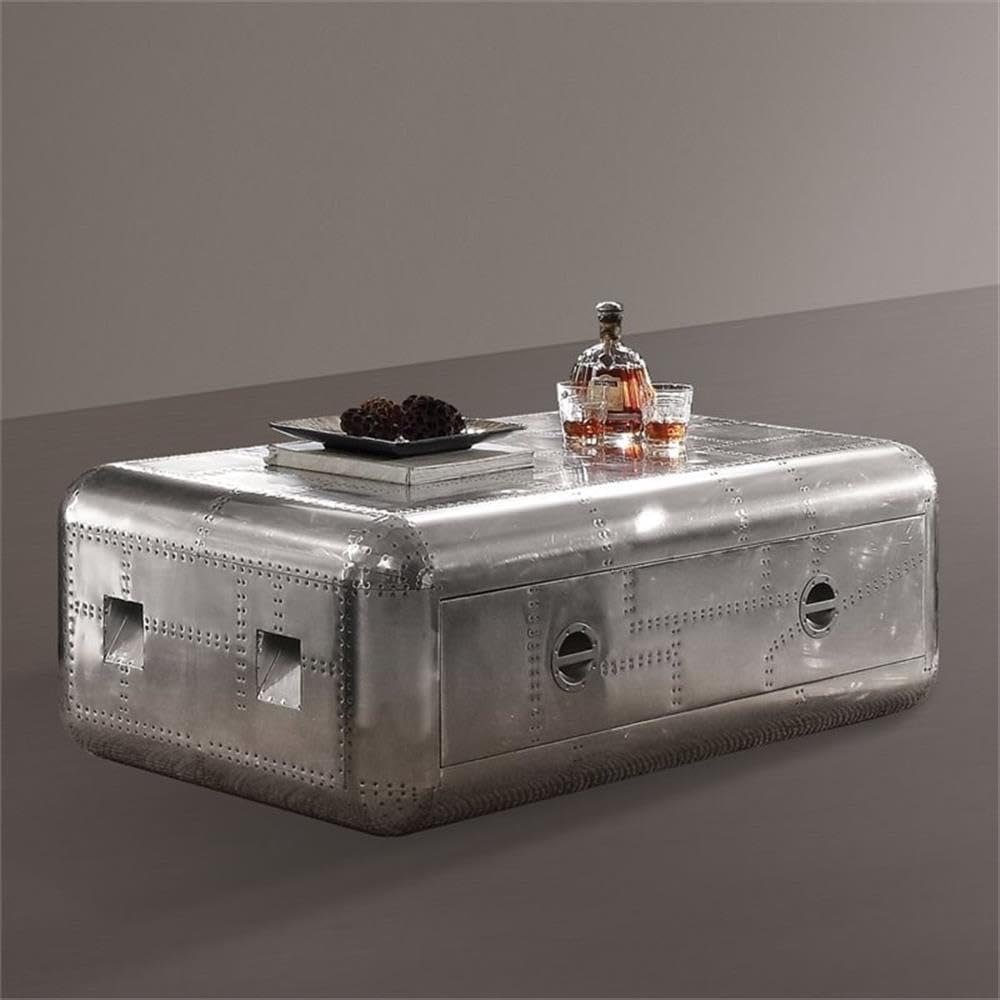 Acme Brancaster Square Coffee Table in Aluminum Acme