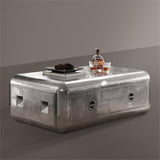 Acme Brancaster Square Coffee Table in Aluminum Acme