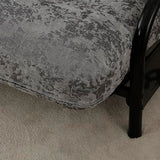 OctoRose Full Size 54x75x8inch 3 Side Zipper Chenille Grey Relif Futon Cover Sofa Daybed Couch Mattress Slipcover (Chenille-Grey-Relief, Full Size) OctoRose