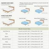 Bedsure Duvet Cover Queen Size - Soft Double Brushed Bedding Set for Kids & Adults, Zipper Closure, 3 Pieces, Includes 1 Duvet Cover (90"x90") & 2 Pillow Shams, NO Comforter, Cream White Bedsure