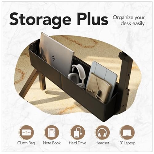 HUANUO Rolling Standing Desk Adjustable Height, Mobile Stand Up Desk for Walking Pad and Treadmill, Portable Computer Table with Wheels, 31.5"x15.75" Height 28.7"-46.1", Walnut HUANUO