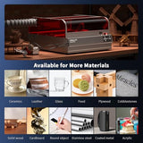 Creality Falcon2 Pro S 40W Laser Engraver, 600mm/s High Speed Laser Cutter with Air Assist, Dual Mode&Auto Focus Laser Module, Auto Fan, Camera Positioning,Safety Switch for Wood Metal Leather Creality