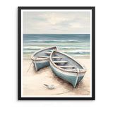 Natuyalo Paint by Numbers for Adults Beginner, Boat on The Beach Acrylic Easy Paint by Numbers Kits Craft Kits for Adults Suitable for Home Wall Decoration Flameless 16x20 Inch Natuyalo