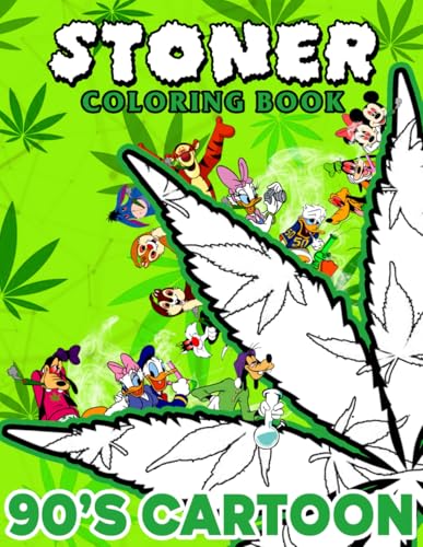 Stoner Coloring Book: 40+ Trippy & Psychedelic Designs for Stress Relief and Relaxation, Perfect for Weed Enthusiasts and Fans of Retro Cartoons to Unwind