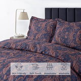 Dreamology Duvet Cover Full, Duvet Cover with Button Closure, Soft Microfiber, Piped Edges & Fade Resistant Bedding Set, Includes 1 Full Duvet Covers & 2 Pillow Shams Dreamology