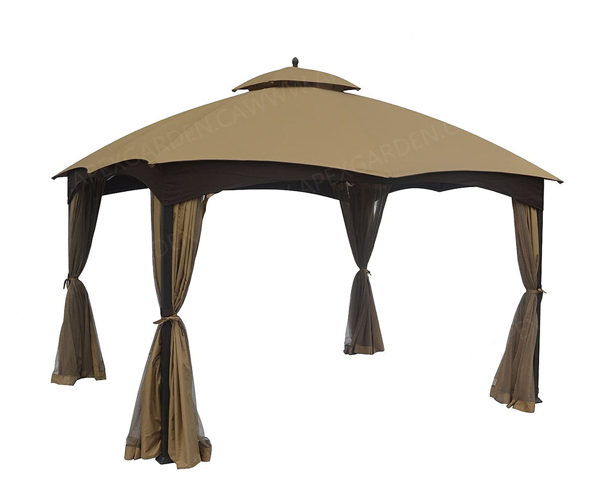 APEX GARDEN Replacement Canopy Top for Lowe's Allen Roth 10X12 Gazebo #GF-12S004B-1 APEX GARDEN