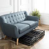 ZINUS SmartBase Tool-Free Assembly Mattress Foundation, 14 Inch Metal Platform Bed Frame, No Box Spring Needed, Sturdy Steel Frame, Underbed Storage, Black, Twin, Regular Zinus