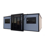 Tiny House to Live in for Adults, Prefab Tiny Home for Sale, Container House with 2 Bedrooms, Full Kitchen, and Bathroom, Portable Folding Home, Expandable Mobile Tiny Homes with Modern Layout Generic